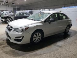 Salvage cars for sale at auction: 2016 Subaru Impreza