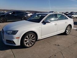 Salvage cars for sale at Grand Prairie, TX auction: 2018 Audi A4 Premium