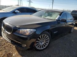 BMW salvage cars for sale: 2012 BMW 750 LXI