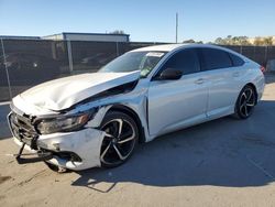 Salvage cars for sale at Orlando, FL auction: 2021 Honda Accord Sport SE