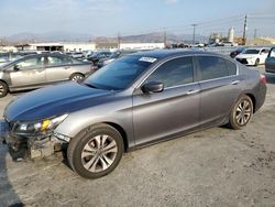 Salvage cars for sale at Sun Valley, CA auction: 2015 Honda Accord LX