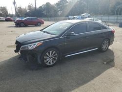 Salvage cars for sale at Savannah, GA auction: 2017 Hyundai Sonata Sport