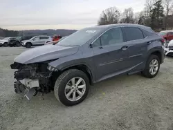 Salvage cars for sale from Copart Concord, NC: 2017 Lexus RX 350 Base