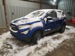 Salvage cars for sale from Copart West Mifflin, PA: 2021 Ford Ecosport S