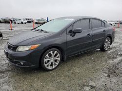 Salvage cars for sale at Antelope, CA auction: 2012 Honda Civic SI