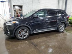 Hyundai salvage cars for sale: 2017 Hyundai Santa FE SE Ultimate