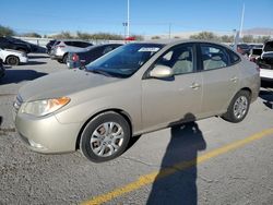 Salvage cars for sale at Las Vegas, NV auction: 2010 Hyundai Elantra Blue