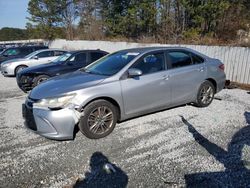 Salvage cars for sale at auction: 2016 Toyota Camry LE