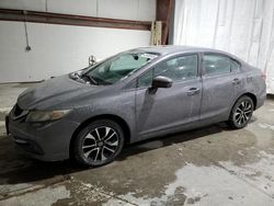 Salvage cars for sale at Leroy, NY auction: 2015 Honda Civic EX