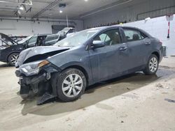 Salvage cars for sale at Candia, NH auction: 2016 Toyota Corolla L