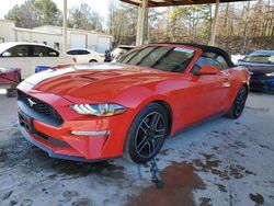 Ford salvage cars for sale: 2018 Ford Mustang