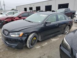 Salvage cars for sale at Jacksonville, FL auction: 2012 Volkswagen Passat SE