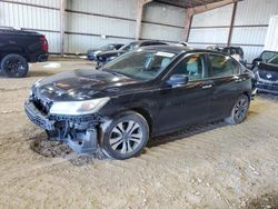 Salvage cars for sale from Copart Houston, TX: 2015 Honda Accord LX