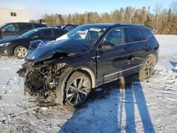 Salvage cars for sale from Copart Cookstown, ON: 2024 Volkswagen Tiguan SEL R-LINE Black