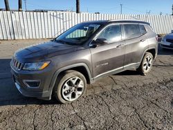 Salvage cars for sale from Copart Van Nuys, CA: 2021 Jeep Compass Limited