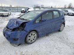 Salvage cars for sale from Copart Central Square, NY: 2009 Honda FIT Sport