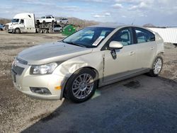 Salvage cars for sale at Assonet, MA auction: 2013 Chevrolet Cruze ECO