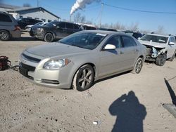 Chevrolet salvage cars for sale: 2012 Chevrolet Malibu 1LT