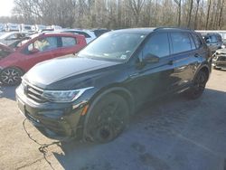 Salvage cars for sale at Glassboro, NJ auction: 2022 Volkswagen Tiguan SE R-LINE Black