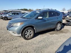 Salvage cars for sale at Sacramento, CA auction: 2012 Honda CR-V EXL