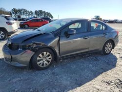 Salvage cars for sale at Loganville, GA auction: 2012 Honda Civic LX