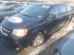 Salvage cars for sale at Glassboro, NJ auction: 2012 Dodge Grand Caravan SE