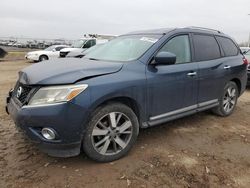 Salvage cars for sale at Houston, TX auction: 2013 Nissan Pathfinder S