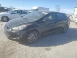 Salvage cars for sale at Kansas City, KS auction: 2013 Hyundai Elantra GLS