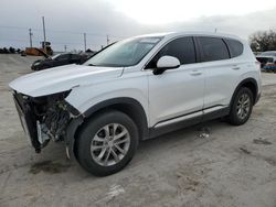 Salvage cars for sale at Oklahoma City, OK auction: 2019 Hyundai Santa FE SE