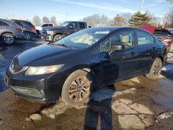 Salvage cars for sale at Moraine, OH auction: 2014 Honda Civic EX