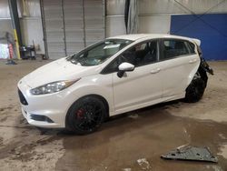 Salvage cars for sale at Chalfont, PA auction: 2018 Ford Fiesta ST