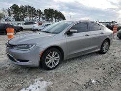 Chrysler 200 salvage cars for sale: 2015 Chrysler 200 Limited