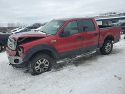 Salvage cars for sale at Wayland, MI auction: 2007 Ford F150 Supercrew