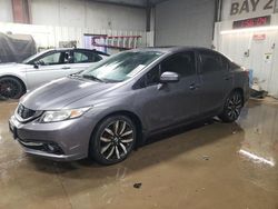 Honda salvage cars for sale: 2015 Honda Civic EXL