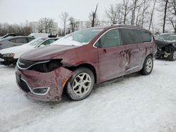 Salvage cars for sale from Copart Central Square, NY: 2018 Chrysler Pacifica Touring L