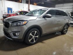 Salvage cars for sale from Copart Blaine, MN: 2017 KIA Sorento EX