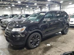 Salvage cars for sale at Ham Lake, MN auction: 2018 Ford Explorer XLT