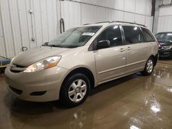 Toyota Sienna ce salvage cars for sale: 2008 Toyota Sienna CE