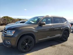 Salvage cars for sale at Kapolei, HI auction: 2019 Volkswagen Atlas SEL