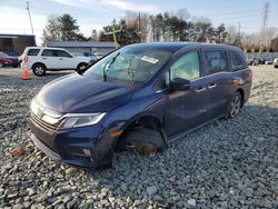 Salvage cars for sale at Mebane, NC auction: 2018 Honda Odyssey EXL