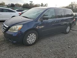 Salvage cars for sale at Riverview, FL auction: 2007 Honda Odyssey LX