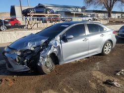 Salvage cars for sale at Albuquerque, NM auction: 2021 Toyota Corolla LE