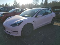 Salvage cars for sale at Graham, WA auction: 2022 Tesla Model 3