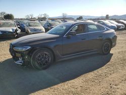 Salvage cars for sale at San Martin, CA auction: 2024 BMW I4 Edrive 35