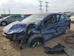 Salvage cars for sale at Elgin, IL auction: 2016 Hyundai Elantra SE