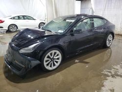 Salvage cars for sale at Central Square, NY auction: 2022 Tesla Model 3