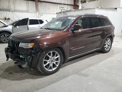 Salvage cars for sale at Tulsa, OK auction: 2015 Jeep Grand Cherokee Summit