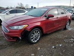 Salvage cars for sale at Chicago Heights, IL auction: 2017 Ford Fusion SE