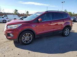 Salvage cars for sale at Gaston, SC auction: 2018 Ford Escape SE