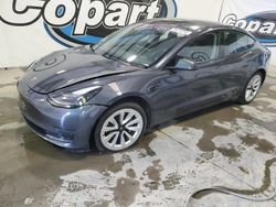 Tesla Vehiculos salvage en venta: 2022 Tesla Model 3